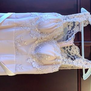 Blush pink formal dress size 4.